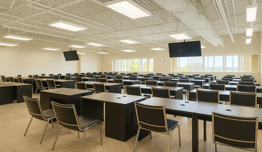 Toronto College of Dental Hygiene and Auxiliaries Inc. classroom facilities back